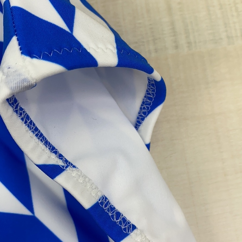 EMMA PAKE Antonia lace-up printed swimsuit NWT S - Picture 8 of 13